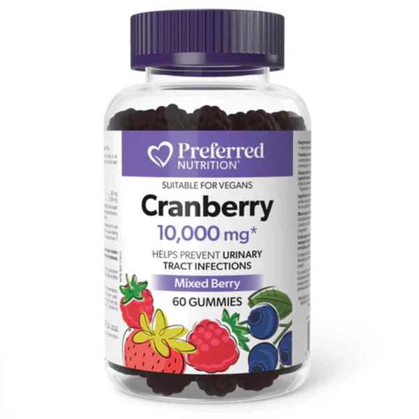 Cranberry 10,000mg, 60 Gummies