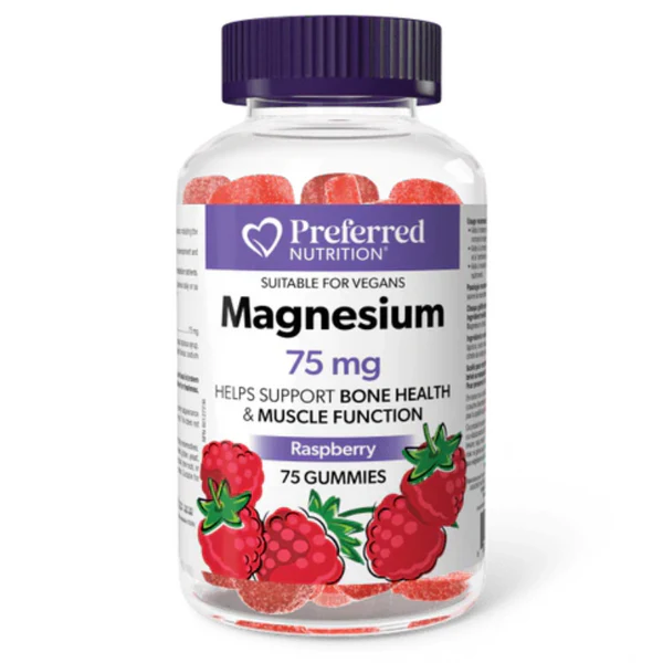 Magnesium 75mg, 75 Gummies