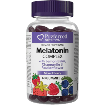 Melatonin Complex with Lemon Balm, Chamomile & Passionflower, 60 Gummies