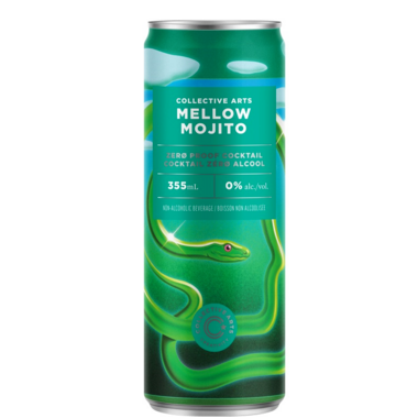 Zero Proof Cocktail, Mellow Mojito 355mL