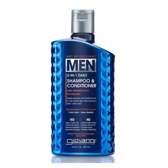 Men's 2-in-1 Daily Shampoo & Conditioner, 499mL