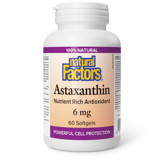 Astaxanthin 6mg, 60 Softgels