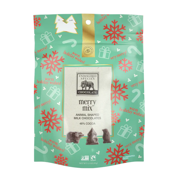 Merry Mix - Animal Shaped Milk Chocolate, 99g