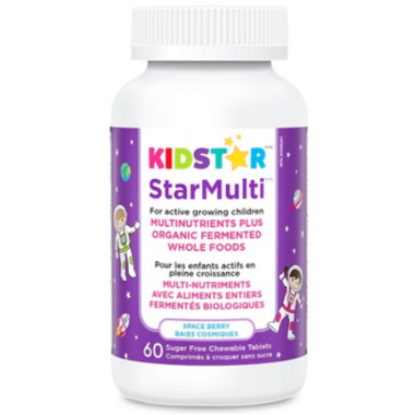 Star Multi for Kids, Space Berry 60 Chewable Tablets