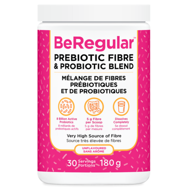 BeRegular Prebiotic Fibre & Probiotic Blend, 180g