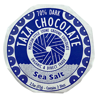 Sea Salt 70% Chocolate Discs, 77g