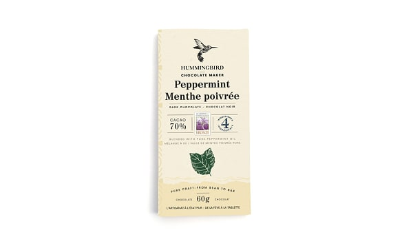 70% Peppermint Chocolate Bar, 60g