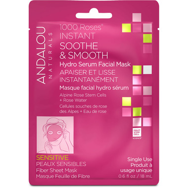 Instant Facial Mask Hydration Soothing 1000 Roses, 18mL