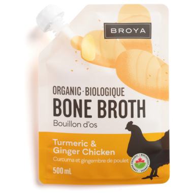 Organic Bone Broth, Turmeric & Ginger Chicken 500mL