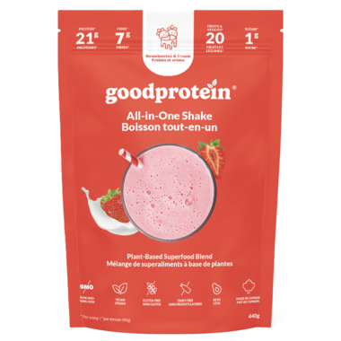 All-in-One Shake, Strawberries & Cream 440g