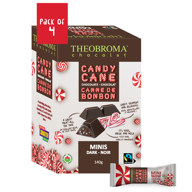 Mini Candy Cane Chocolate Bars, 140g