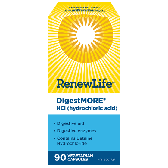 DigestMORE HCl, 90 Capsules