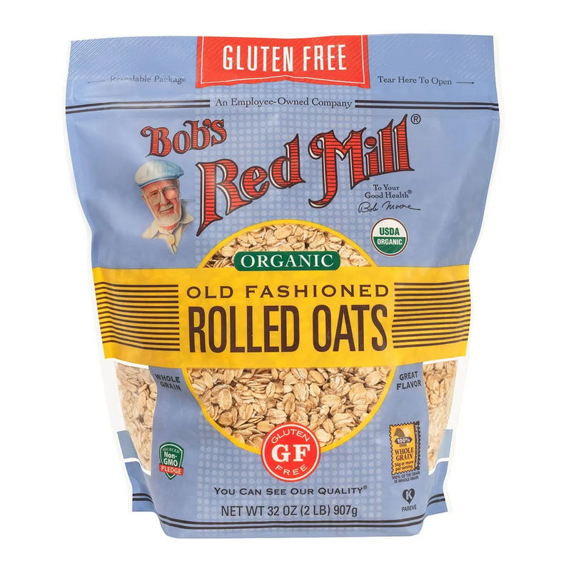 Organic Gluten Free Rolled Oats, 907g