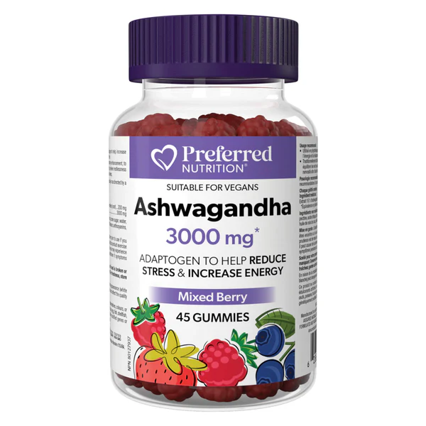 Ashwagandha 3000mg, 60 Gummies