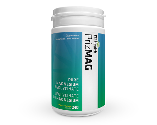 PrizMag Pure Magnesium Bisglycinate, 240 Vegecaps