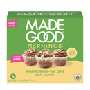 Organic Baked Oat Cups, Apple Crumble 5 Pack