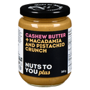 Cashew Butter + Macadamia and Pistachio Crunch, 365g