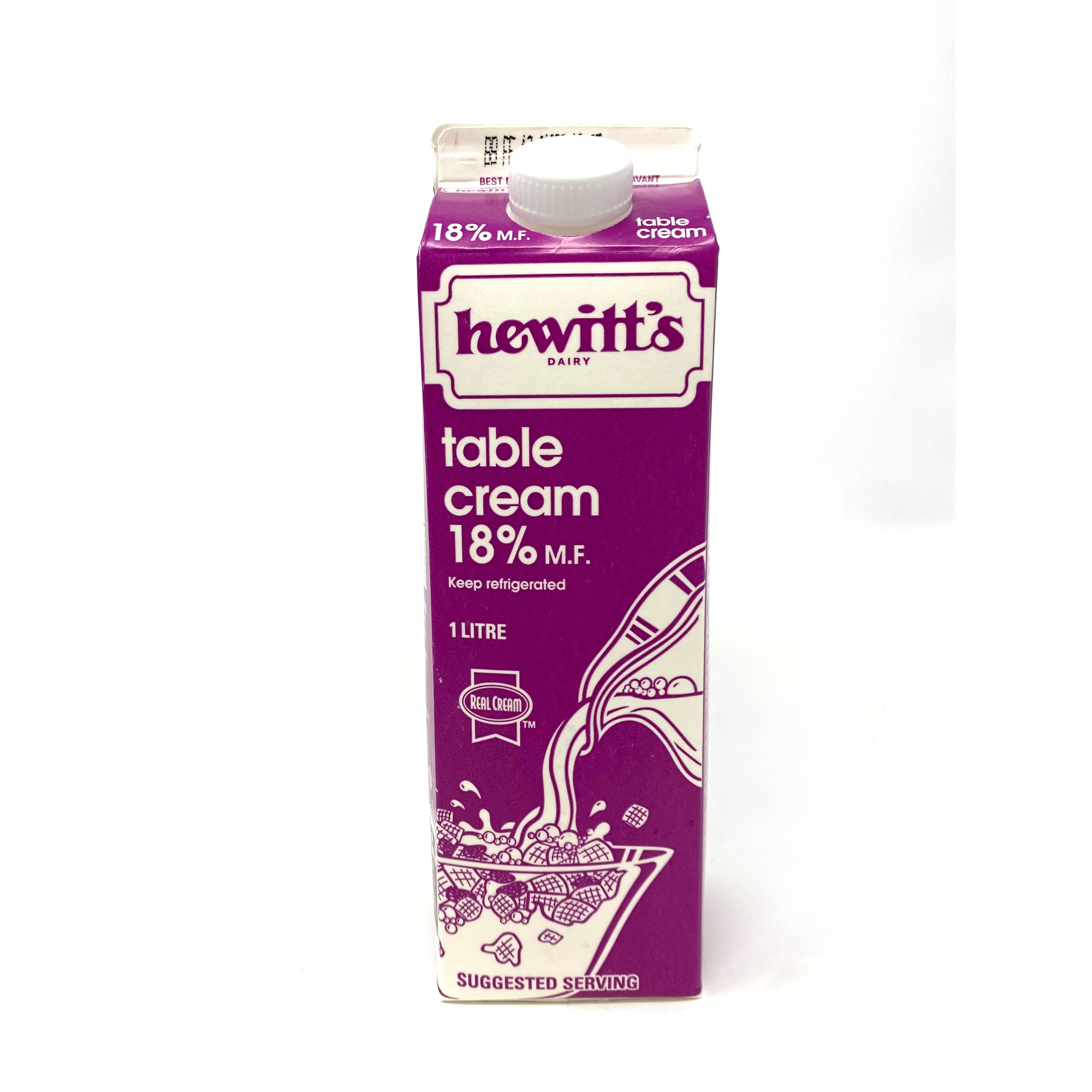 18% Table Cream, 1L
