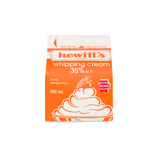 35% Whipping Cream, 250mL Carton