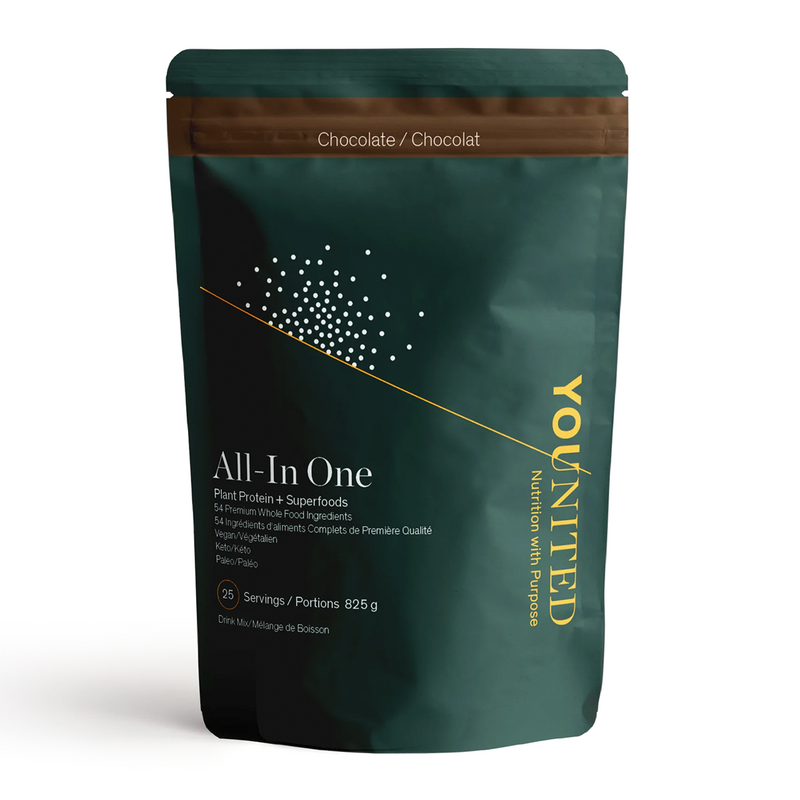 All-In One Plant Protein + Superfoods, Chocolate 825g