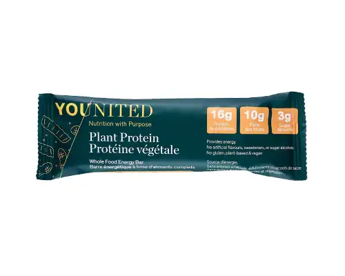 Plant Protein Whole Food Energy Bar, Crunchy Peanut Butter Cup 60g