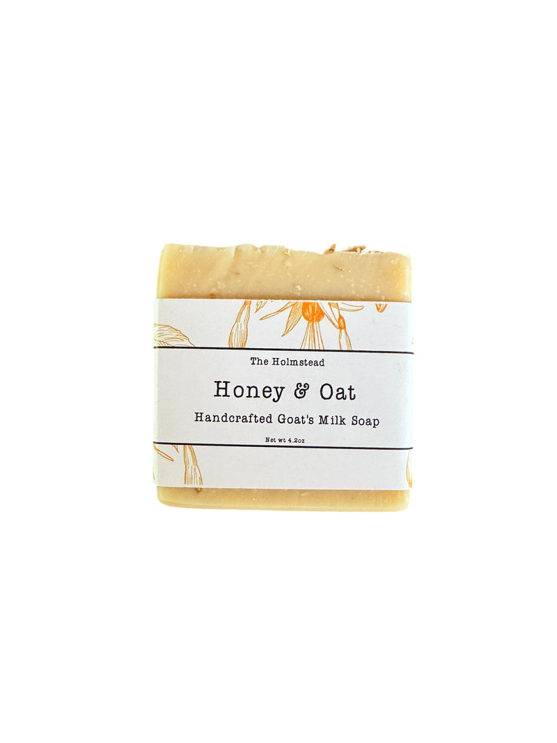 Handcrafted Goat's Milk Sopa, Honey & Oat 4.2oz