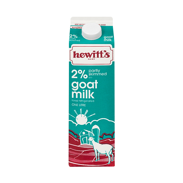 2% Goat Milk, 1L Carton