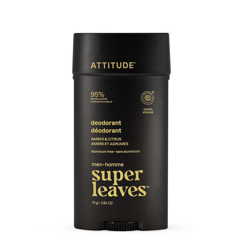 Men's Deodorant, Amber & Citrus 75g