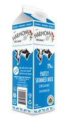 Organic 2% Milk, 1L Carton