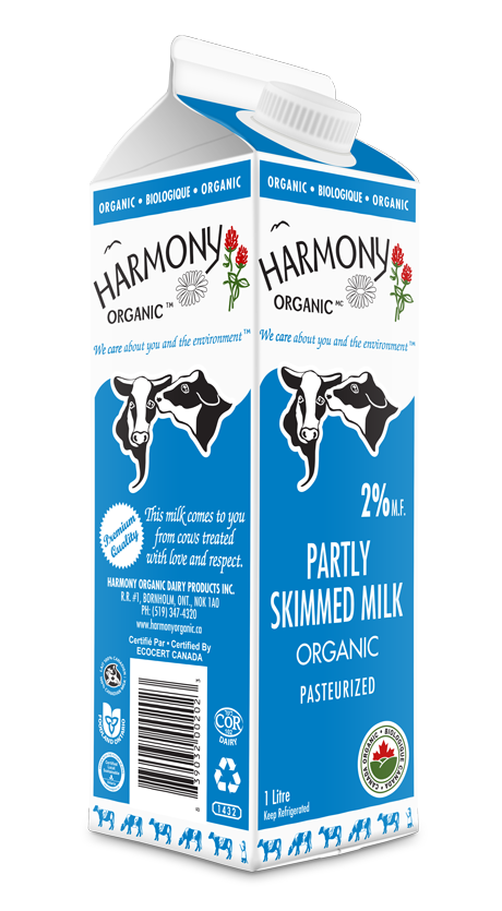 Organic 2% Milk, 1L Carton