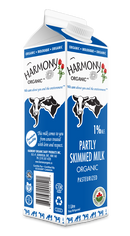 Organic 1% Milk, 1L Carton