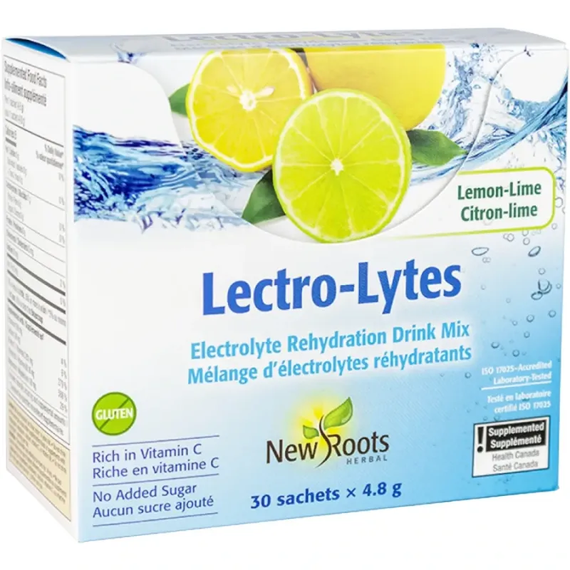 Electrolyte Rehydration Drink Mix, Lemon Lime Flavour, 30 x 4.8g Satchets
