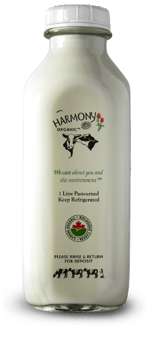 Organic Unhomogenized Whole Milk, 1L Bottle