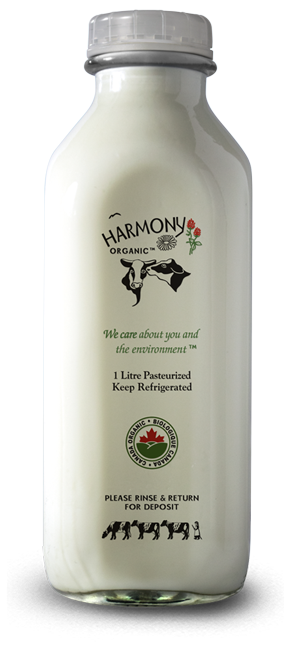 Organic 1% Milk, 1L Bottle