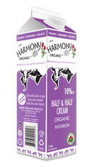 Organic 10% Half & Half Cream, 1L Carton