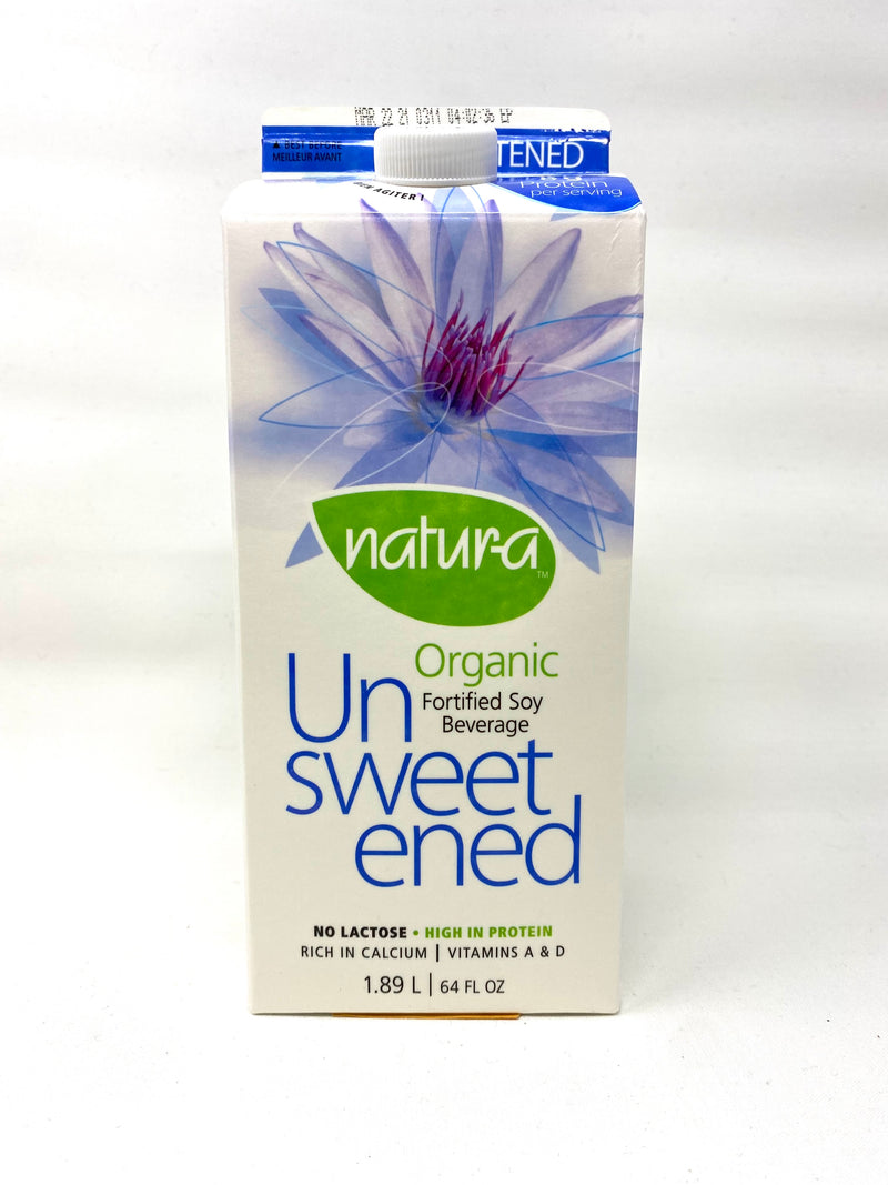 Organic Soy Milk, Unsweetened Original 1.89L