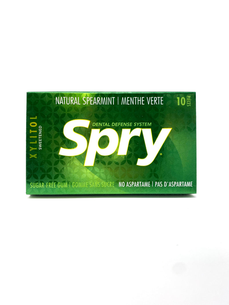 Natural Spearmint Gum, 10 Pieces