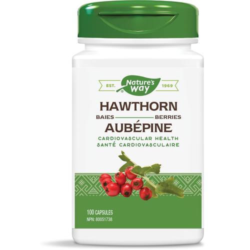 Hawthorn Berries, 100 Capsules