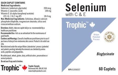 Selenium with C & E, 60 Caplets