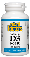 SunVitamin D3, 180 Tablets