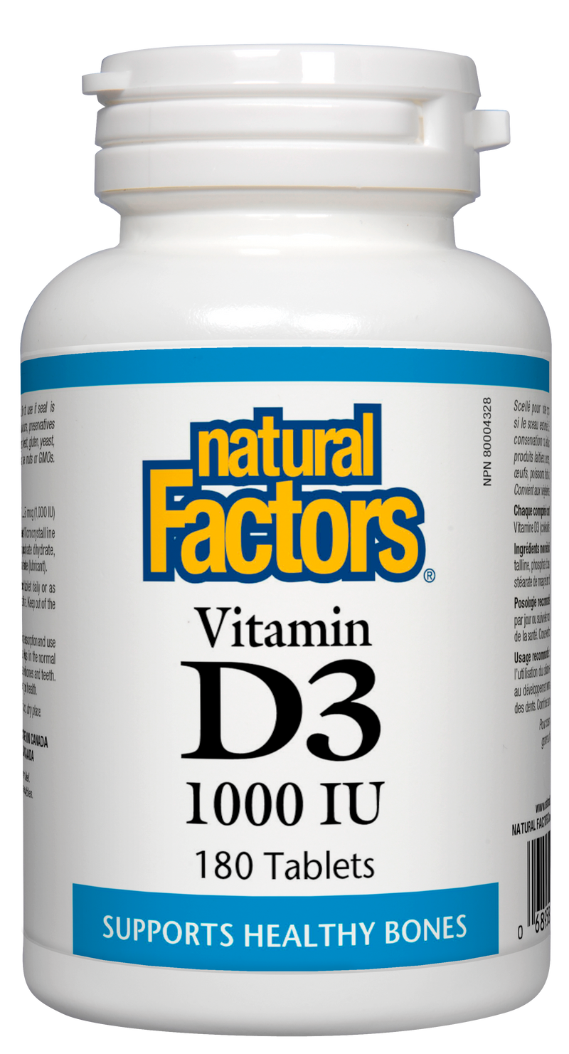 SunVitamin D3, 180 Tablets