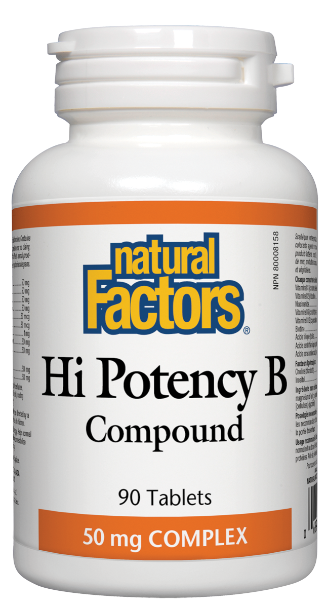 Hi Potency B Compound, 90 Tablets