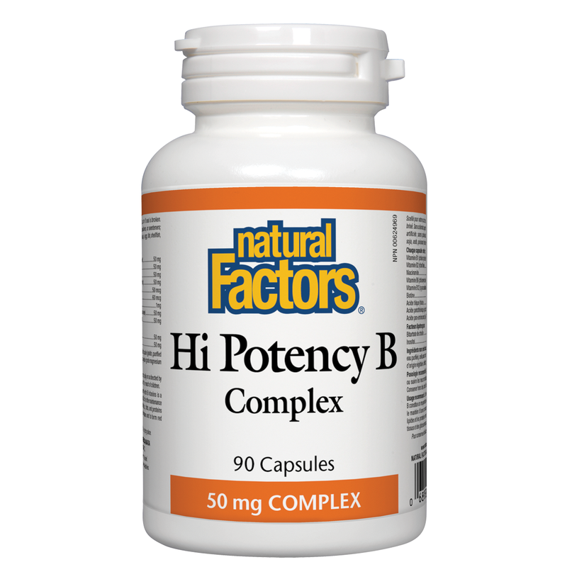 Hi Potency B Complex, 90 Capsules