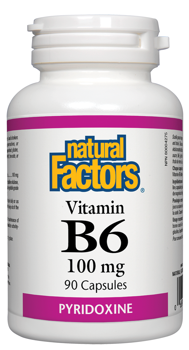 Vitamin B6, 90 Capsules