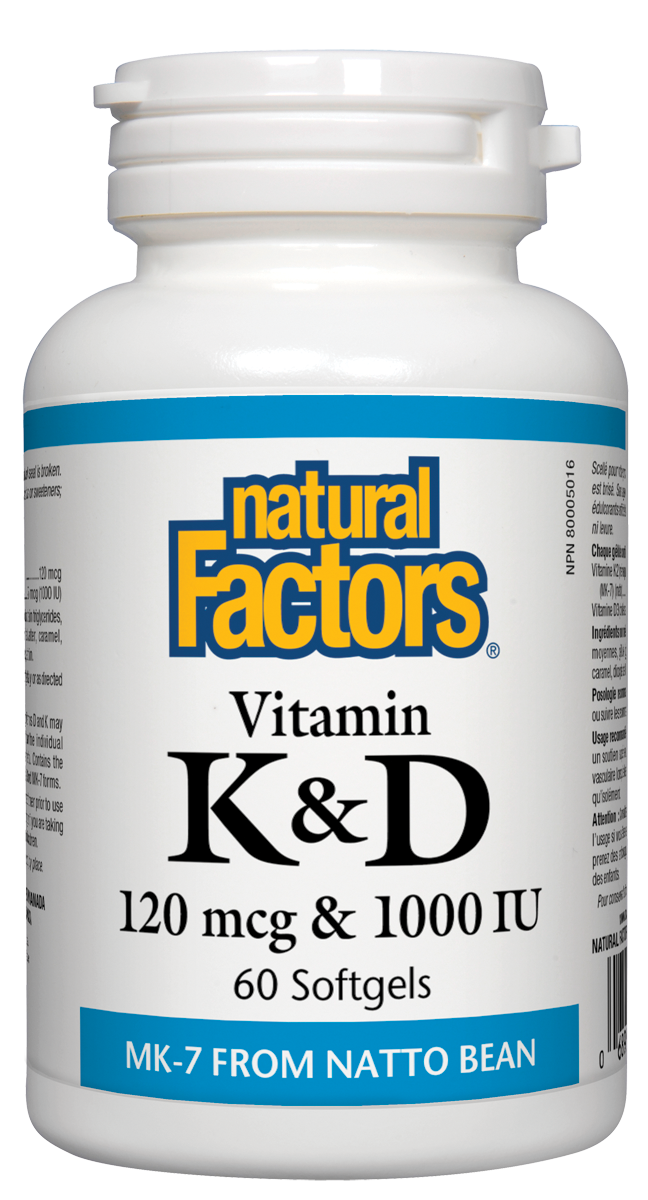 Vitamin K + D, 60 Softgels