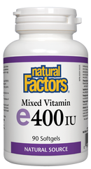 Mixed Vitamin E 400IU, 90 Softgels