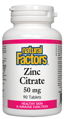 Zinc Citrate 50mg, 90 Tablets