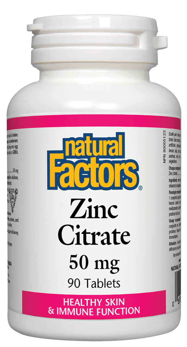 Zinc Citrate 50mg, 90 Tablets