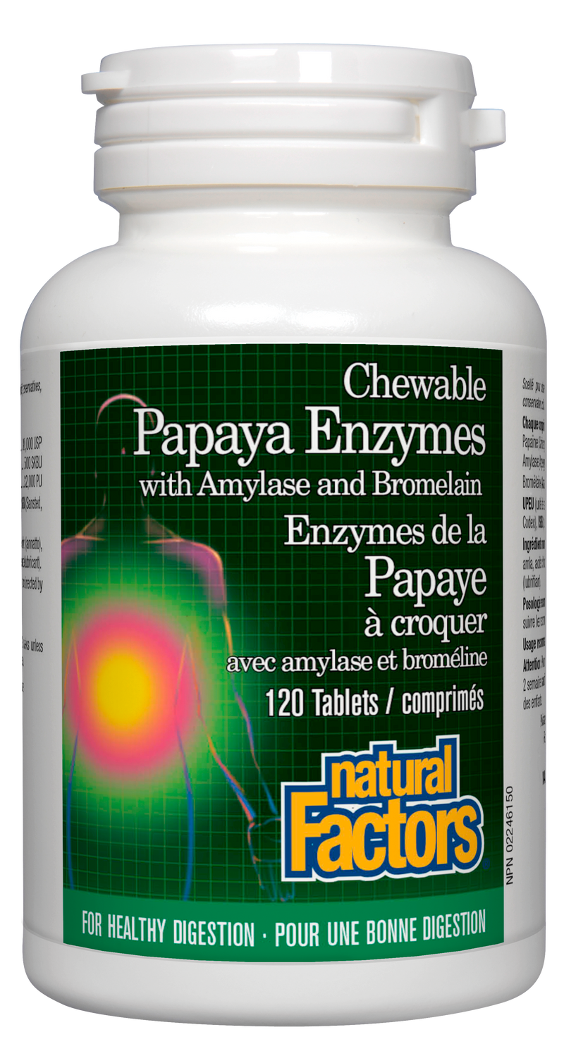 Papaya Enzymes, 120 Tablets