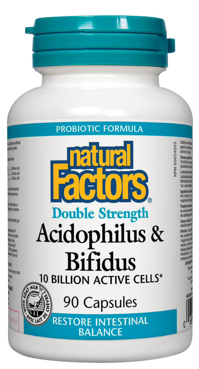 Acidophilus & Bifidus Double Strength 90 Capsules